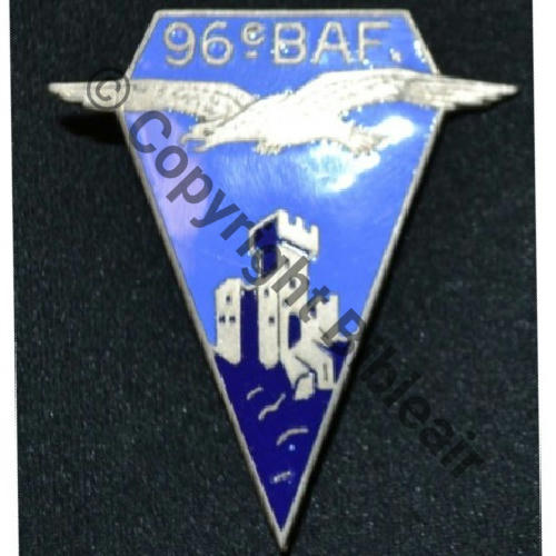 BAF  96eBat ALPIN FORTERESSE  Ciel bleu chateau et aigle argente DrPBer Dep Bol Dos lisse Src.dannydunkan MAP79Eur 